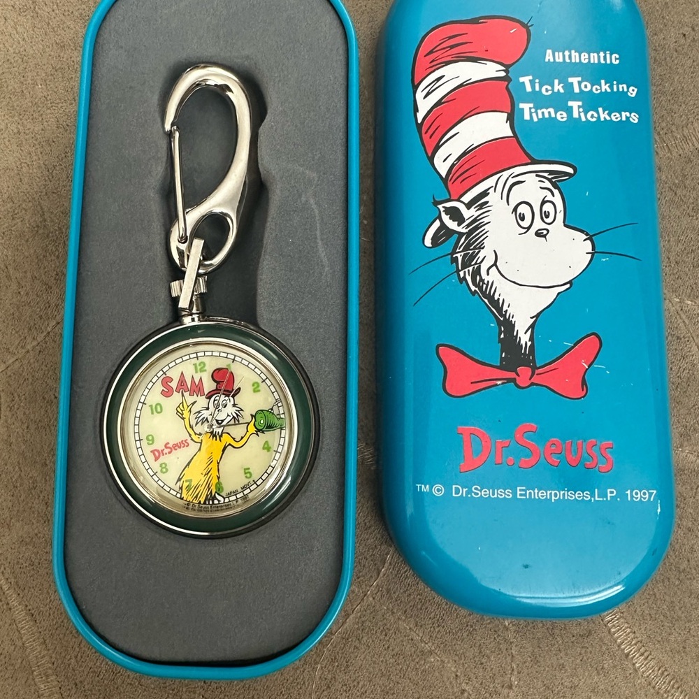 Dr. Seuss Sam I Am Pocket Watch